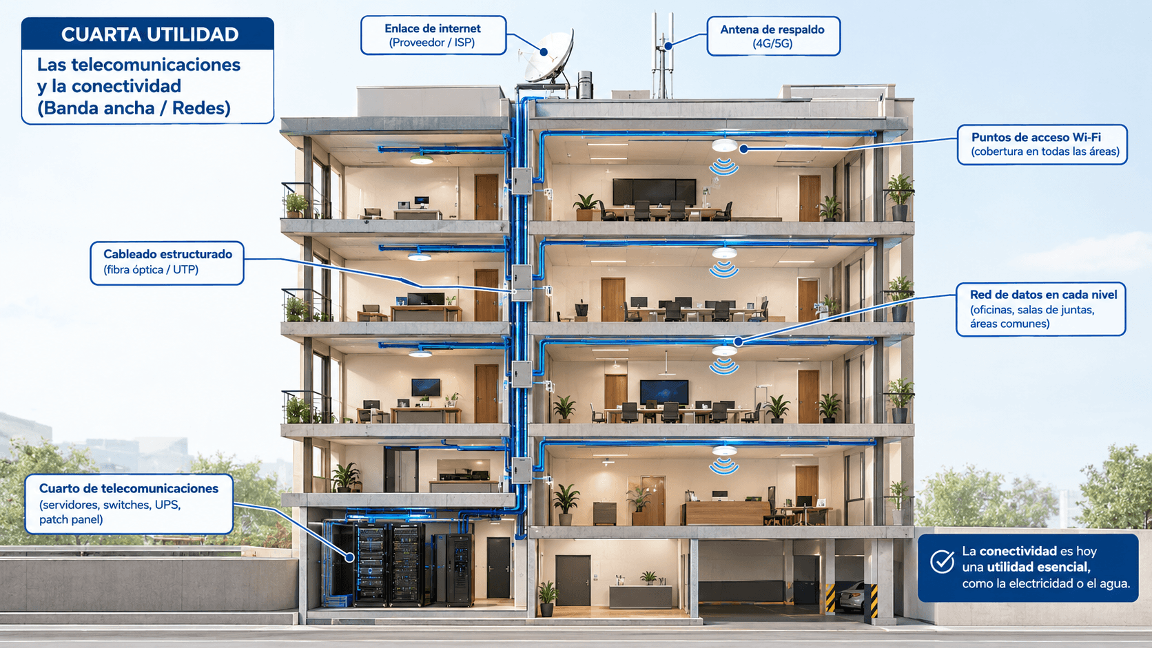 Internet, el cuarto servicio que las construcciones en México siguen olvidando